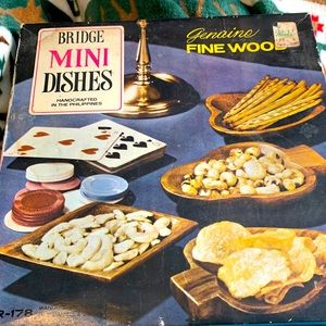 Vintage bridge mini dishes